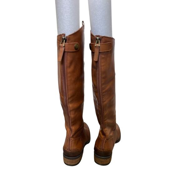 Sam Edelman Penny Tall boots athletic fit equestrian leather brown riding 10m - Picture 4 of 14